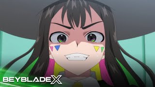 (ENG DUB) Xtreme Dash Double! Multi vs. Blader X! | Team Persona | Beyblade X Resimi