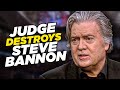 DOJ Tells Judge To Send Steve Bannon Straight To Jail