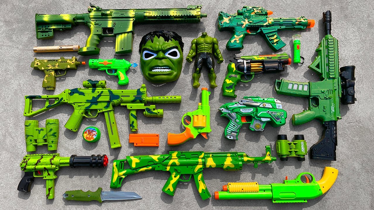 Found Hulk Action Series Guns & Equipment, mm Machine Gun System, Scar ...