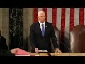 Pence opens joint session for US Congress to certify Biden win | AFP