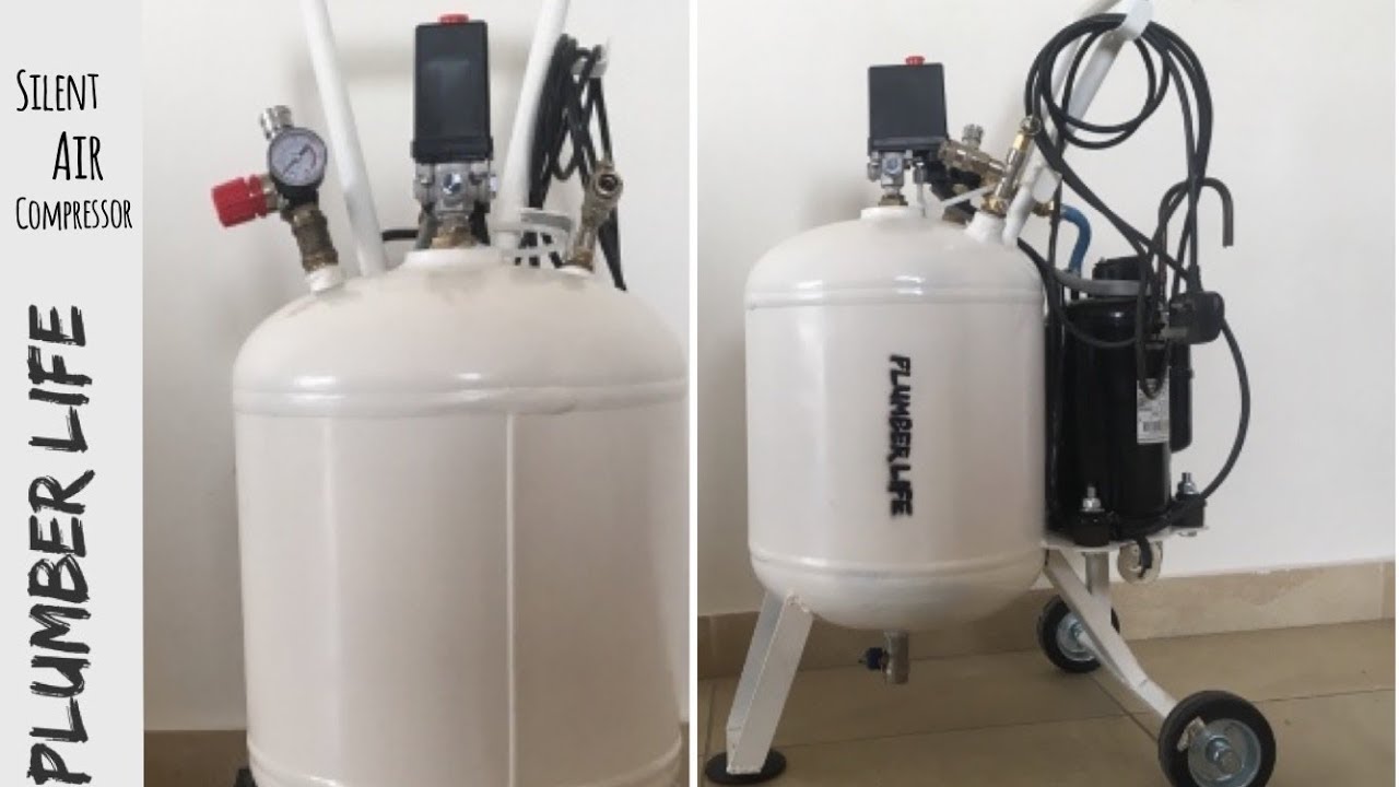 Como hacer un Compresor de Aire Silencioso / Silent Air Compressor