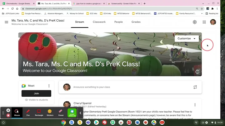 Google Classroom and Google Meet Access