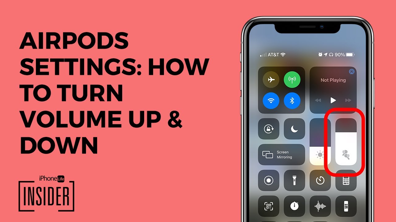 Afstemning Uendelighed Jeg vil have AirPods, AirPods 2, & AirPods Pro Settings: How to Turn Volume Up & Down -  YouTube