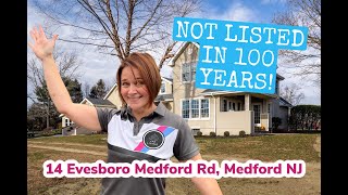 NOT LISTED IN 100 YEARS! Stately home in Medford NJ 💫 NEW LISTING 🏡 14 Evesboro Medford Rd