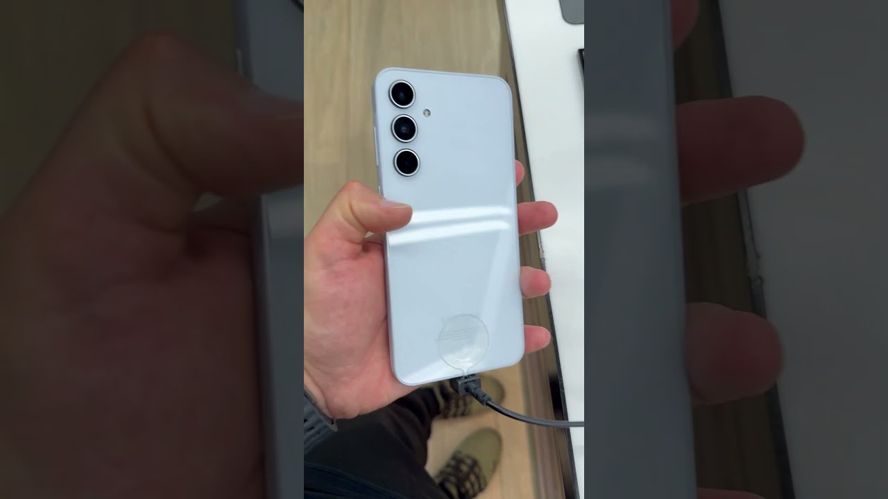 Samsung Galaxy A55 - Awesome Ice Blue - YouTube