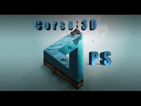 3D Photoshop: Inserire e spostare oggetti 3D - Tutorial 2 (ITA)