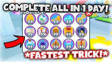 *FASTEST* METHOD TO GET MAX LEVELS IN ALL MASTERY IN PET SIMULATOR X! (Roblox)