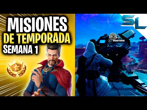 Como COMPLETAR TODAS las MISIONES DE TEMPORADA 2 SEMANA 1 CAPITULO 3 FORTNITE