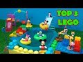 TOP 3 PARQUE DO MICKEY /CASA DA PEPPA E DELEGACIA DE POLÍCIA  #LEGO  OS TOPS DO CANAL #MickeyMouse