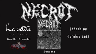 Necrot - Beneath (live Sala Cabaret La Petite, 06-10-2018)