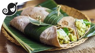 Kalia Jackfruit Curry in a Wrap / Roti | Vegan Vegetarian Recipe
