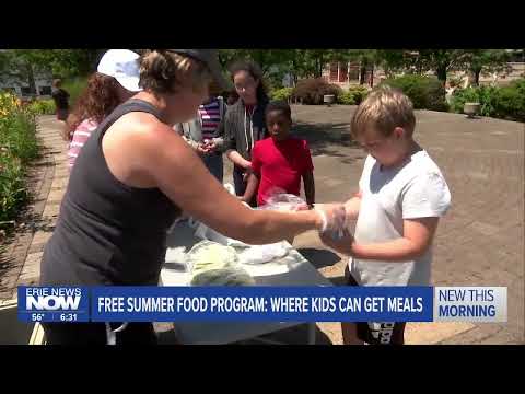 Summer Food Program Where Kids can get Free Meals