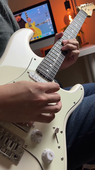 Bon Jovi - Bed Of Roses Guitar Solo | Cover by Sidos Riffs | #shorts
