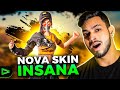 💚 NOVA SKIN DE GRAÇA?! RANQUEADA NOVA TEMPORADA!!💚 🔴 FREE FIRE - AO VIVO 💚 LOUD JJORDAN