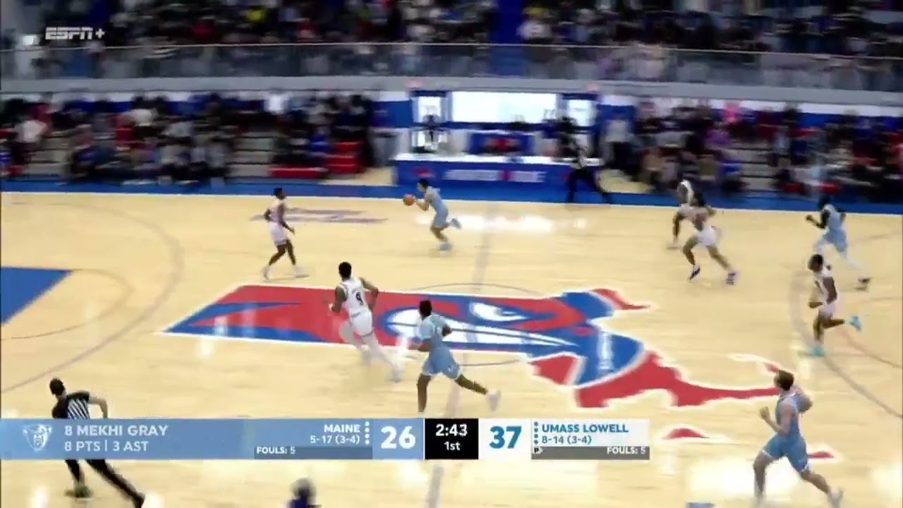 Men's Basketball at UMass Lowell Highlights
