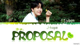 ☘️ BTS J-Hope - 'Proposal' (청혼) (Cover) Lyrics [Han_Rom_Eng]