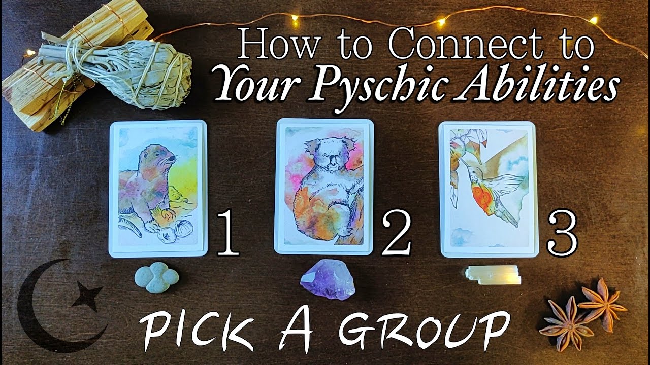 How to Connect to Your Psychic Abilities 🌙 Pick A Card | COLLAB WITH @KinoTarot *✭˚･