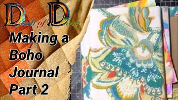 Making a Boho Journal Part 2