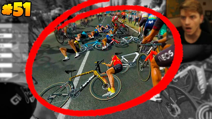 HUGE CRASH BEFORE THE FINISH!!! - Pro Leader #51 | Tour De France 2024 Game PS5
