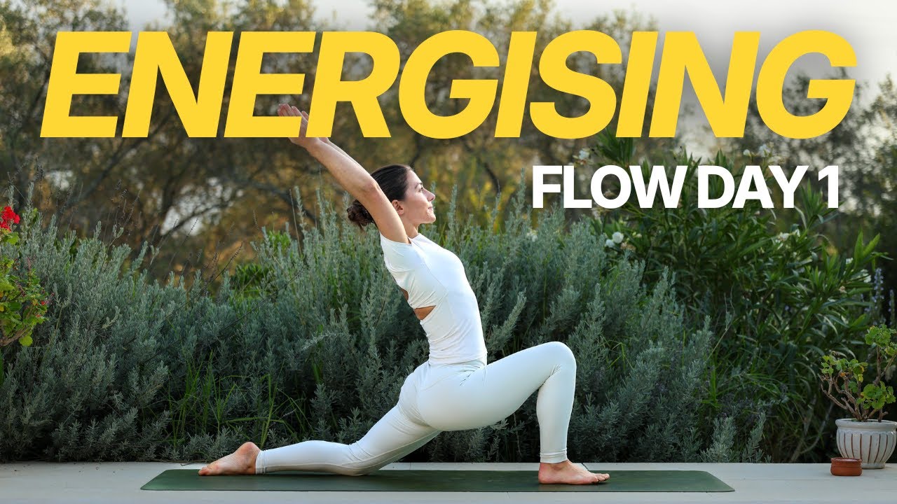 Энергичная йога-последовательность | 30 мин | День 1 | Йога-челлендж