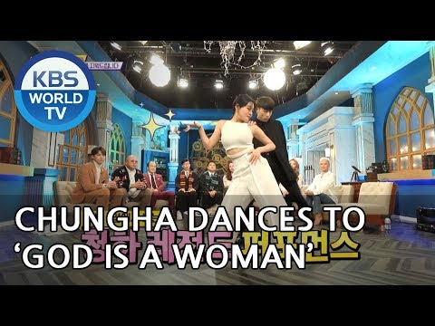 Chungha dances to 'God is a Woman' by Ariana Grande [Happy Together/2019.02.07]