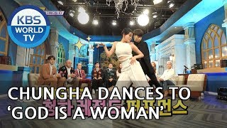 Chungha dances to 'God is a Woman' by Ariana Grande [Happy Together/2019.02.07]