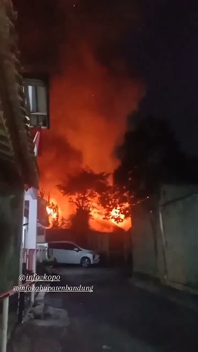 Telah terjadi Kebakaran di Komplek Margahayu Permai (Maper). Kabupaten Bandung. #damkar #kebakaran