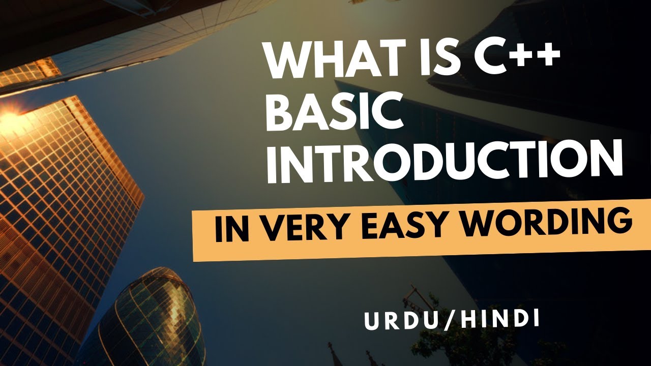 C++ Basics Introduction - YouTube