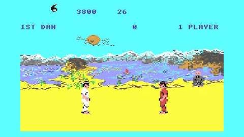 Way of the Exploding Fist (Ricochet) Invade-E-Load game and Rob Hubbard loading music.avi