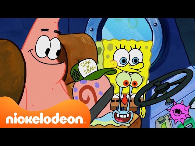 Spongebob | Squidward Dapat Pekerjaan Baru! 🚌  | Nickelodeon Bahasa class=