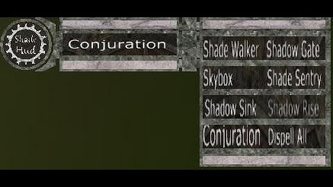 Shade Spell Hud, second life