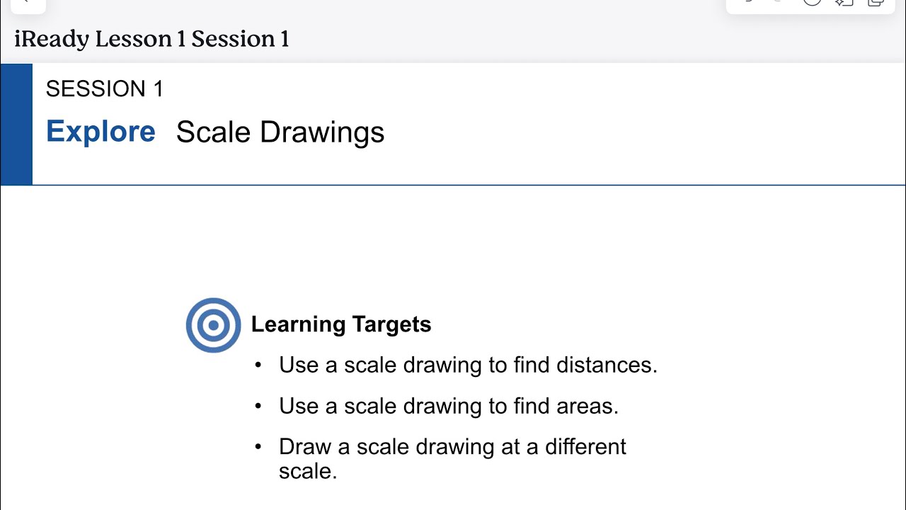 iReady Math 7 Lesson 1 Session 1