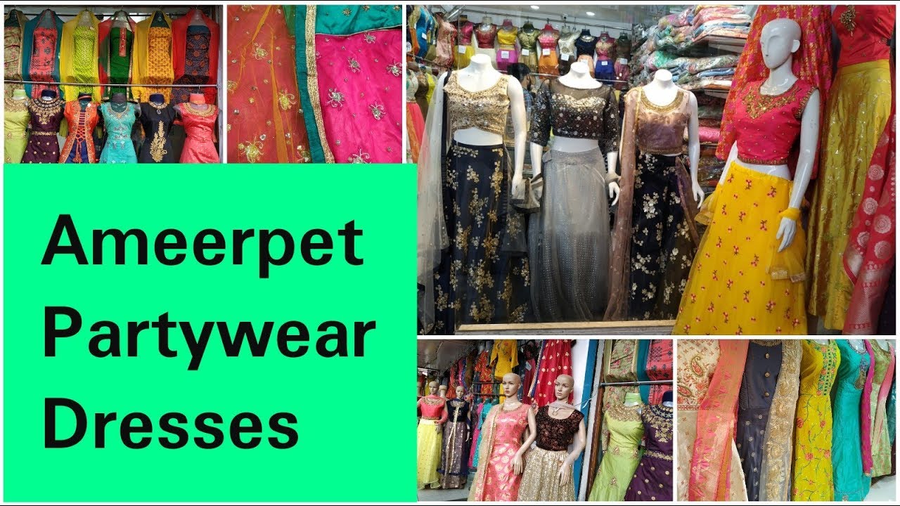 Ameerpet Party wear Dresses collections|Latest Fashion Hyderabad Street ...