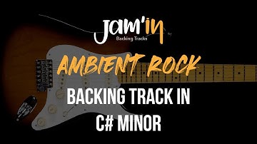 Ambient Rock Guitar Backing Track in C# Minor