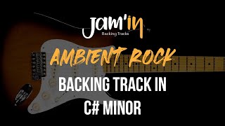 Ambient Rock Guitar Backing Track in C# Minor