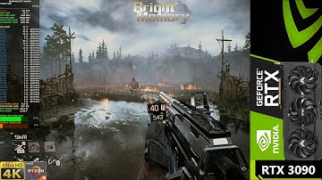 Bright Memory DX 12 Ray Tracing High Settings DLSS 4K | RTX 3090 | Ryzen 3950X