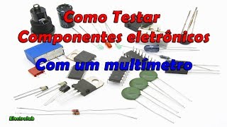 How to test electronic components !!