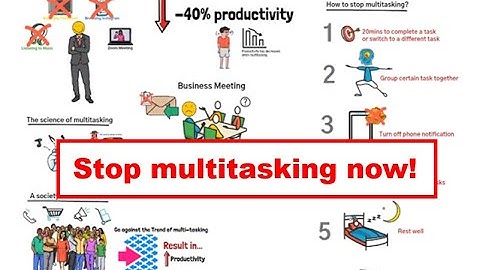 The Truth About Multitask | Why You Should STOP Multitasking