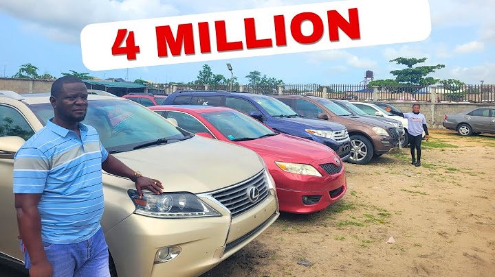 Best ₦4M Used Cars in Nigeria – See Prices & Where to Buy!