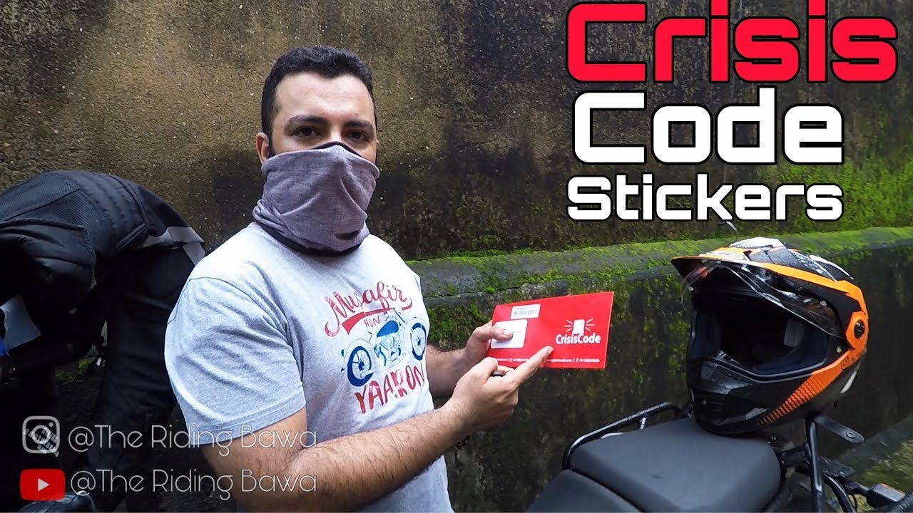 Crisis Code Stickers|Helmet & Bike Stickers|Cost and Review|Stickers ...