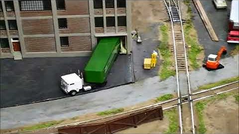 N Scale Animated Bicycle Factory