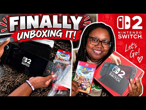 Nintendo Switch 2 Unboxing & First Time Setup! 