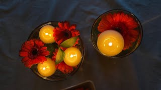 How to make floating candles centerpiece | Craft _with_fun | Table decor | Floating candles