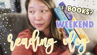 24hr weekend reading vlog | 2000 pages read and finished 6 books | spoiler free vlog