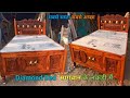 6×5 Diamond Double Bed || King Size Double Bed with Box || Latest Model Double Bed with Design 2021