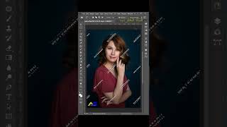 How to Remove Watermark in #Photoshop #shortsكيفية إزالة العلامة المائية في الفوتوشوب