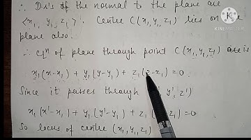 Lecture 3 - Solutions of Solid Geometry || Sphere || Exercise 6.3 || B.A./B.Sc.-1