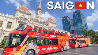 Full Saigon Hop on Hop off Bus Tour in Vietnam 🇻🇳 Day 2 Scenic Vlog Ho Chi Minh City
