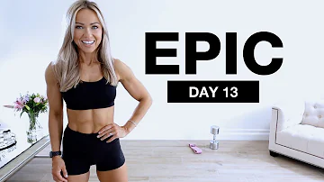 Day 13 of EPIC | Hamstrings & Glute Workout - Dumbbells + Band