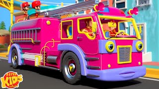 Wheels On The Fire Truck, Nursery Rhymes And Kids Songs